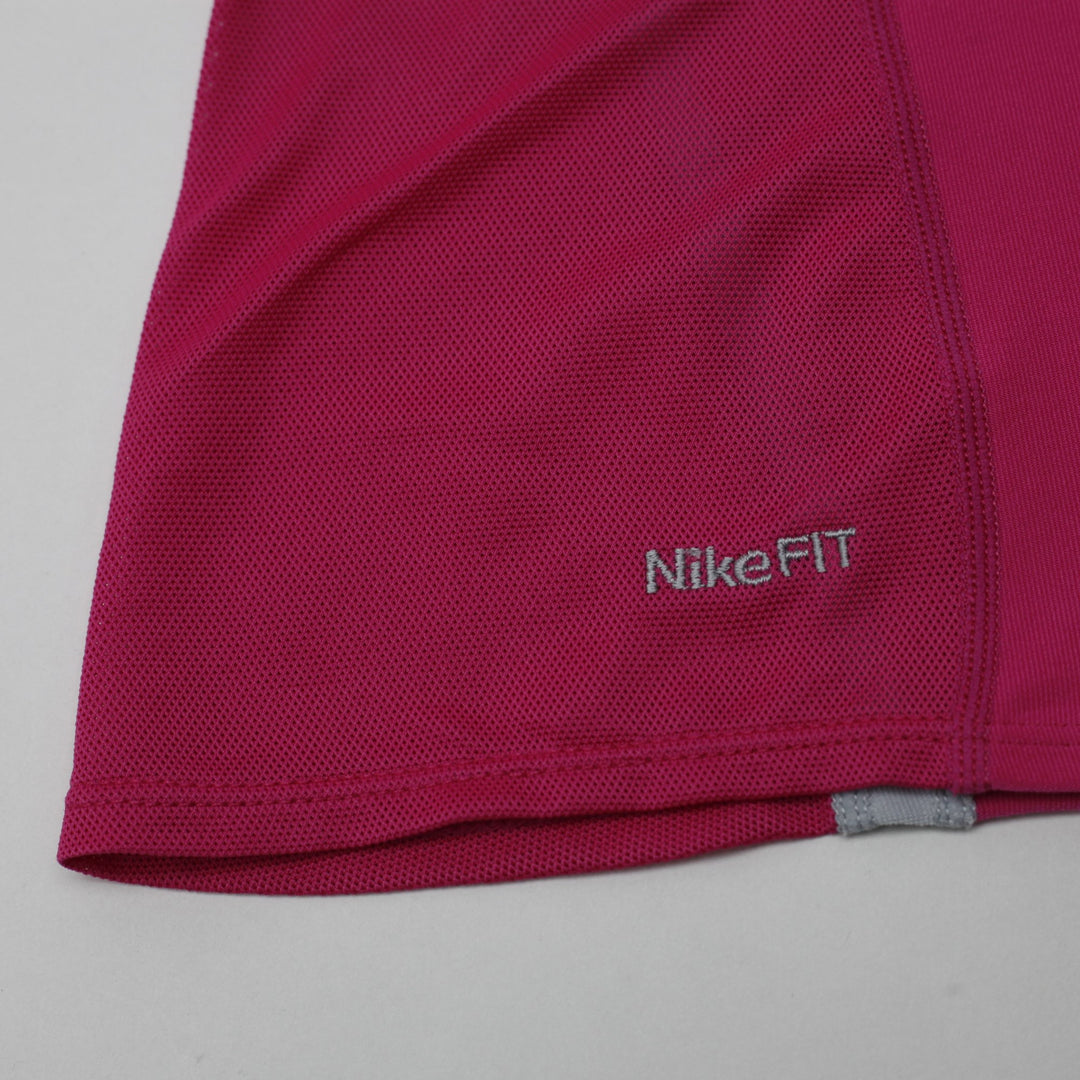 Ladies Nike FIT DRY Racerback Tank Top Built-In Bra Hot Pink Size XS