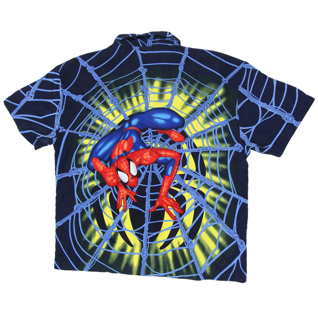 2002 Vintage Marvel Spider-Man AOP Shirt