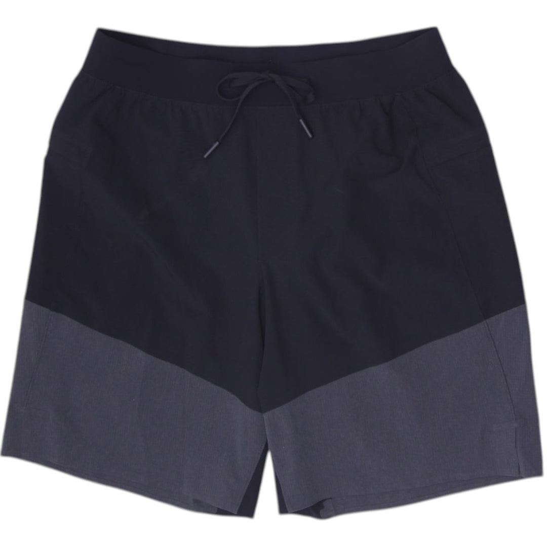 Mens Lululemon Swim Trunks Black Gray Quick Dry Athletic