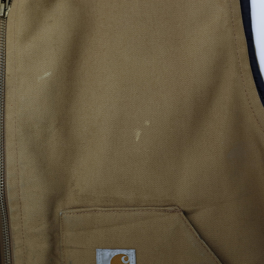 Carhartt V01 BRN Arctic Quilt-Lined Duck Workwear Utility Vest Size L | Migration_Vests - View 6 | Fashion Rerun
