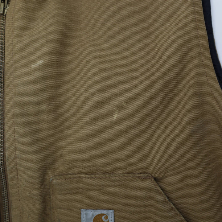 Carhartt V01 BRN Arctic Quilt-Lined Duck Workwear Utility Vest Size L | Migration_Vests - View 6 | Fashion Rerun