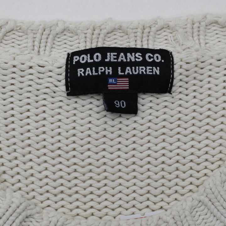 Vintage Ladies Polo Ralph Lauren Flag Crewneck Sweater Size 90 | Migration_Jumper & Knitwear RL Collection - | Fashion Rerun
