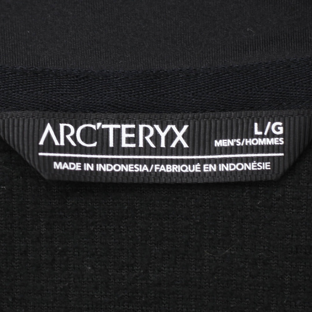 Mens Arcteryx Black Light Weight Zip Up Jacket