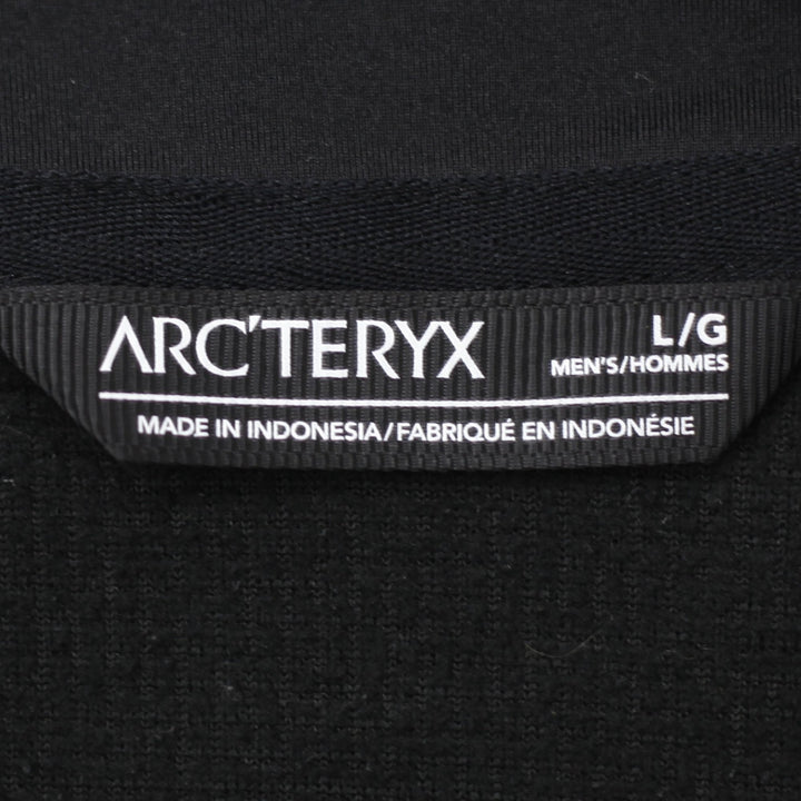 Mens Arcteryx Black Light Weight Zip Up Jacket