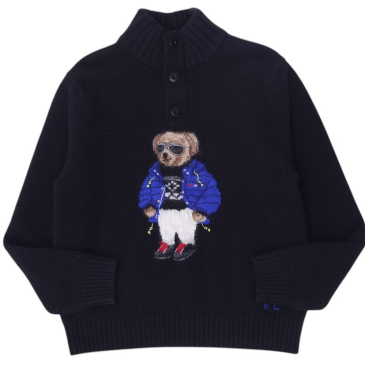 Vintage Mens Polo Ralph Lauren Sweater Embroidered Bear Knitwear Size XXL | Migration_Knitwear & Sweaters | Fashion Rerun