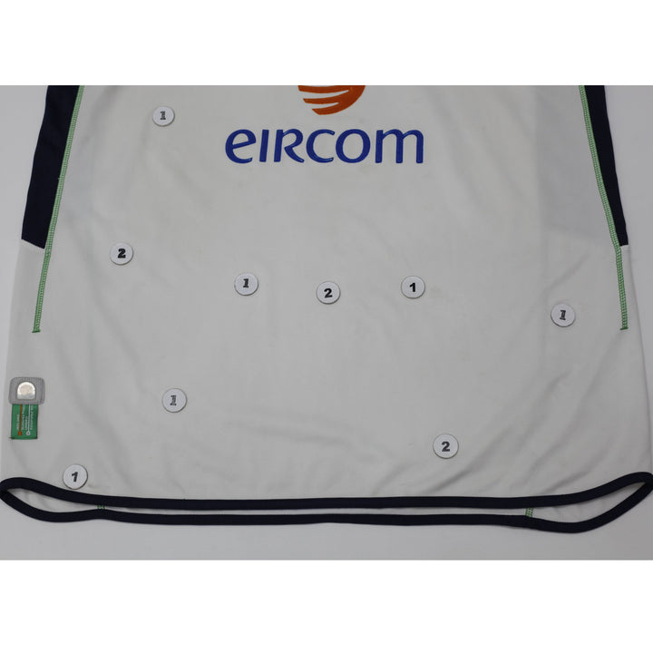 Vintage Mens Umbro Republic of Ireland 2002-04 Away Football Jersey White Eircom