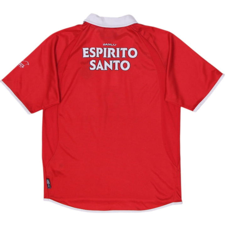 Vintage 2003/2004 Youth Boys Benfica Vodafone Home Soccer Jersey Size M | Migration_Jerseys - Side View | Fashion Rerun