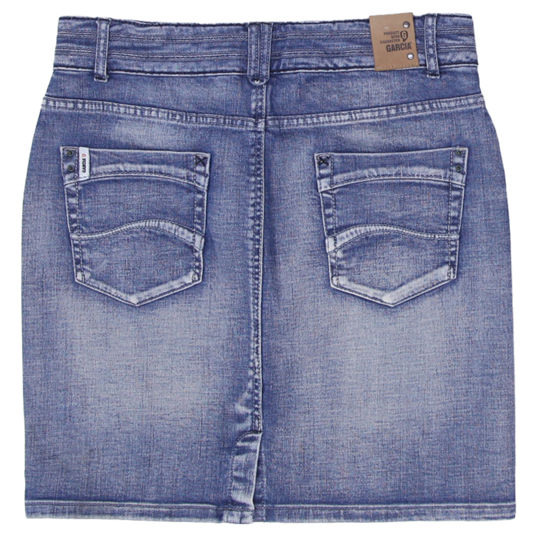 Y2K Ladies Garcia Washed Denim Midi Skirt