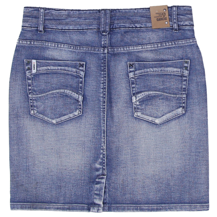Y2K Ladies Garcia Washed Denim Midi Skirt
