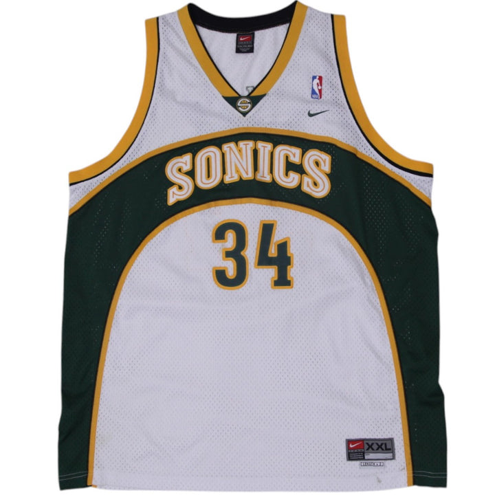 Vintage Nike NBA Sonics #34 Allen Basketball Mesh Jersey XXL | Migration_Jerseys | Fashion Rerun