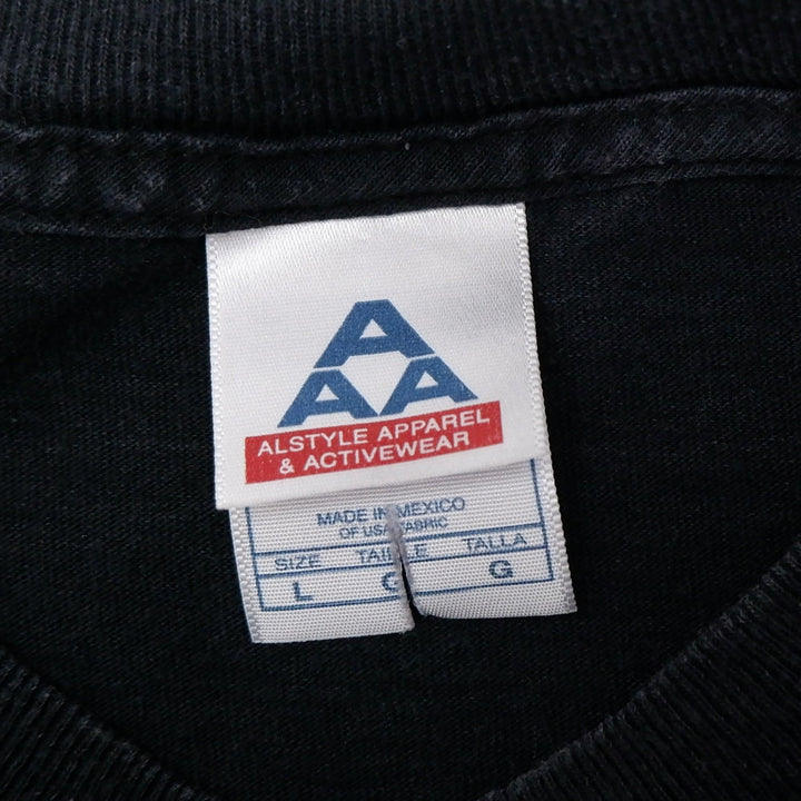 Vintage Mens Pearl Jam Tour 2006 T-Shirt Black Graphic Band