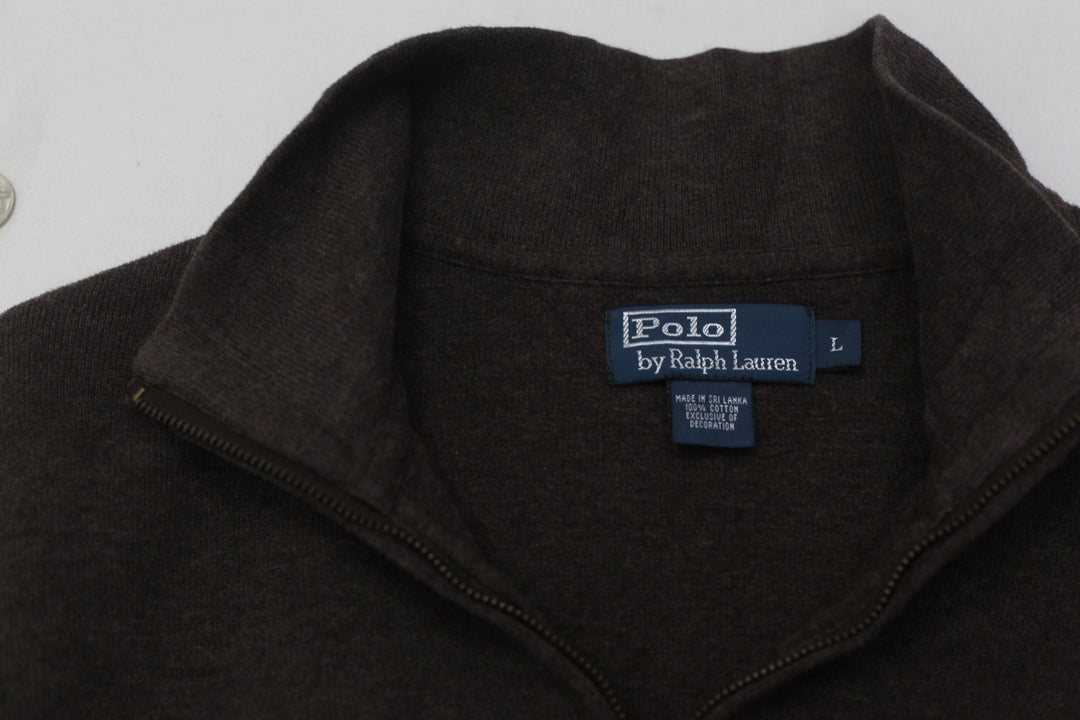 Mens Polo By Ralph Lauren Quarter Zip Sweater