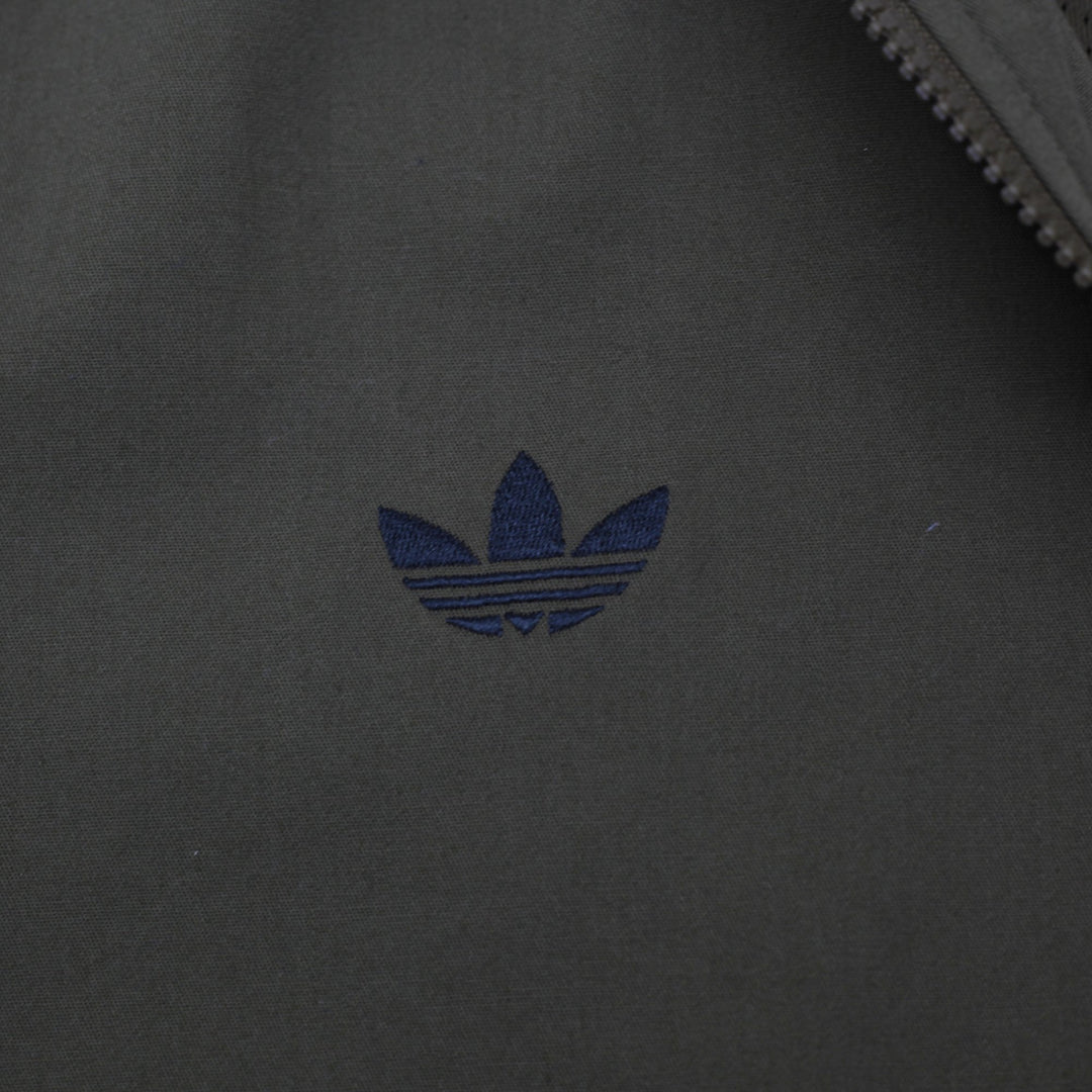 Mens Adidas Neighborhood Track Jacket Olive Full Zip Graphic Jacket Size 2XL