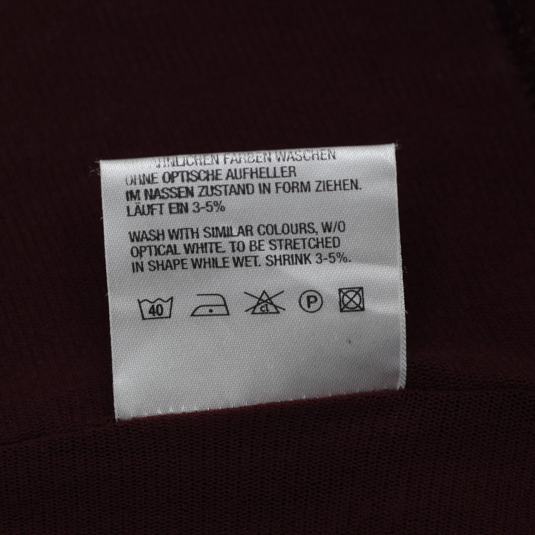 Y2K Ladies S.E.A. L Plum Burgundy Sheer Mesh Ruffle Tank Top Burgundy Size M/L