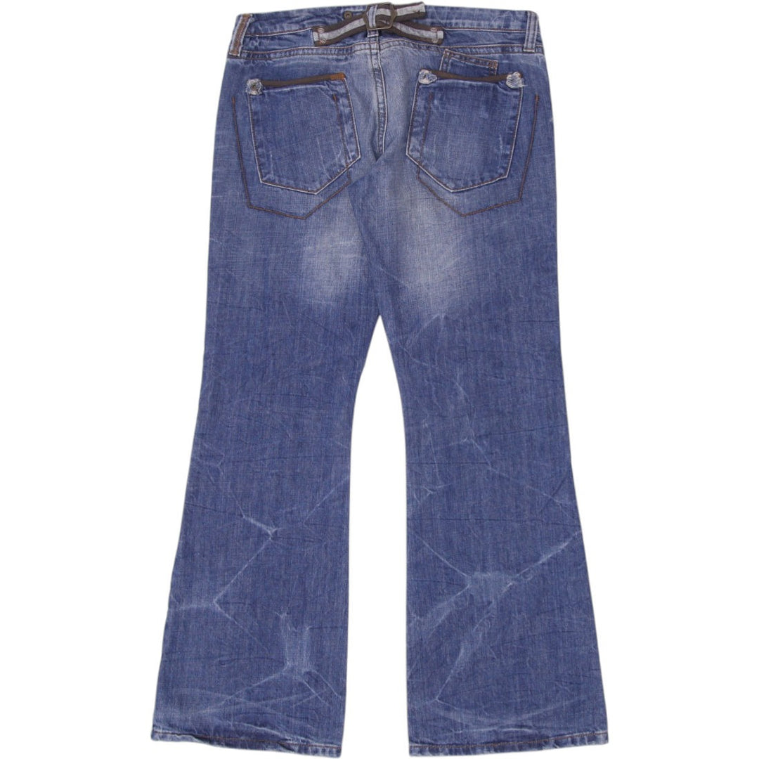 Y2K Ladies River Island Low Waist Bootcut Jeans