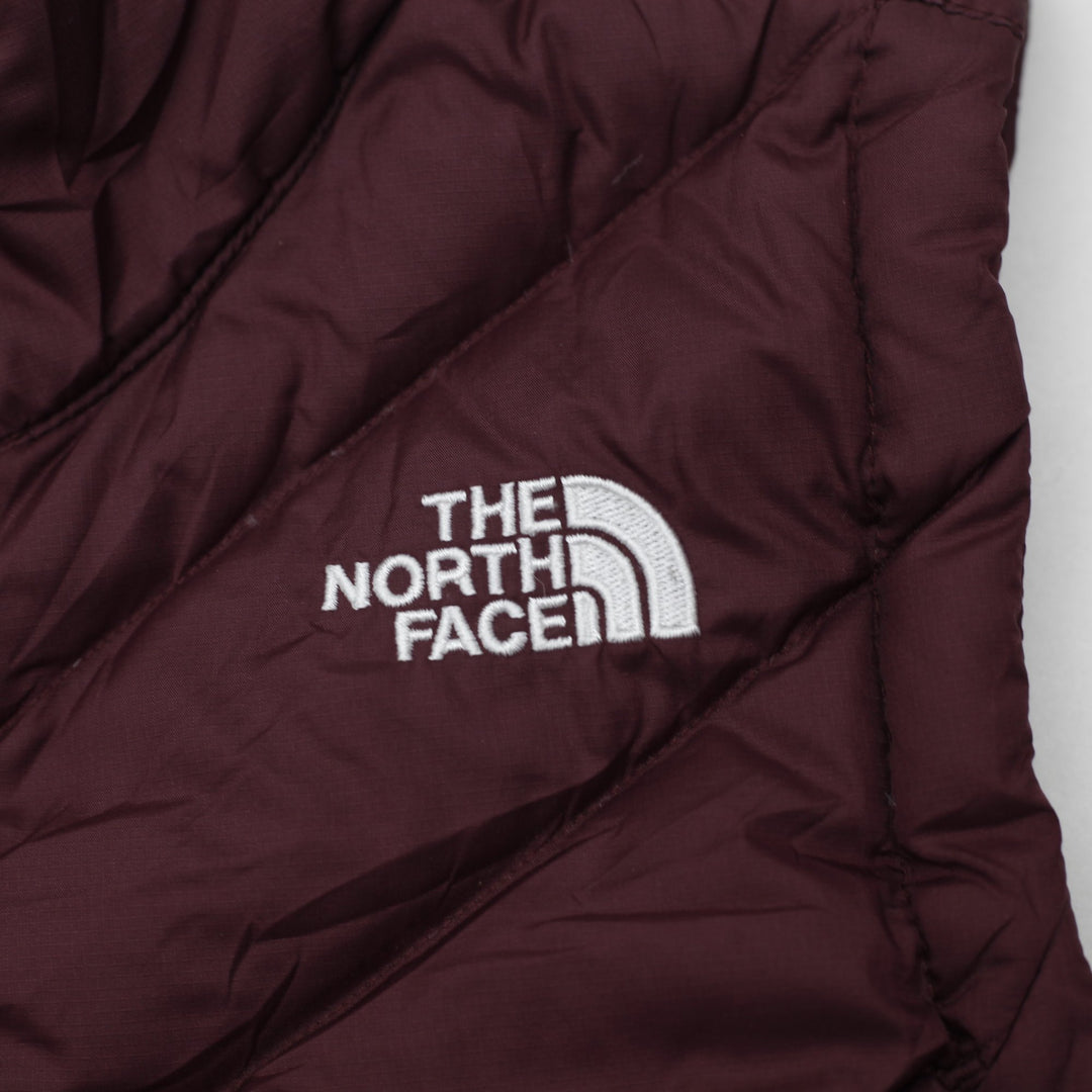 Ladies The North Face 550 Down Vest Chevron Puffer Size XS