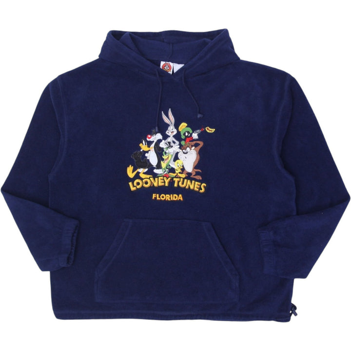 Vintage Navy Blue Looney Tunes Florida Fleece Hoodie | Migration_Fleece | Fashion Rerun