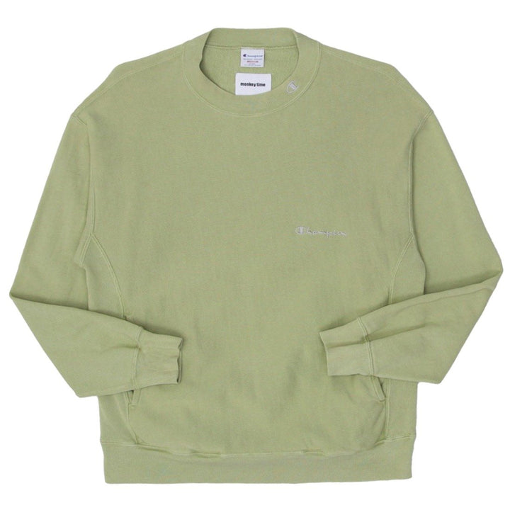 Mens Embroidered Champion Logo Reverse Weave Sweatshirt