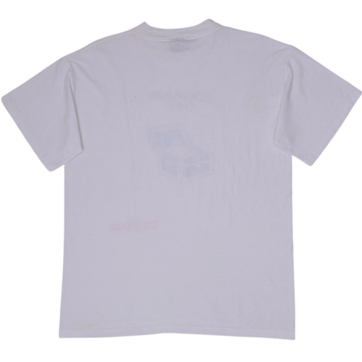Vintage 1996 Monopoly Community Chest T-Shirt Stanley Desantis Single Stitch L
