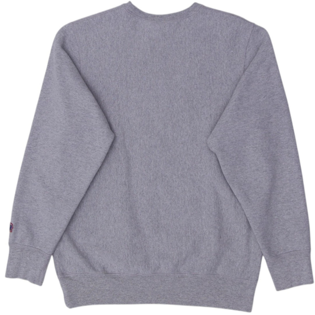 Mens Undefeated Sweatshirt Gray Crewneck Embroidered Logo XL