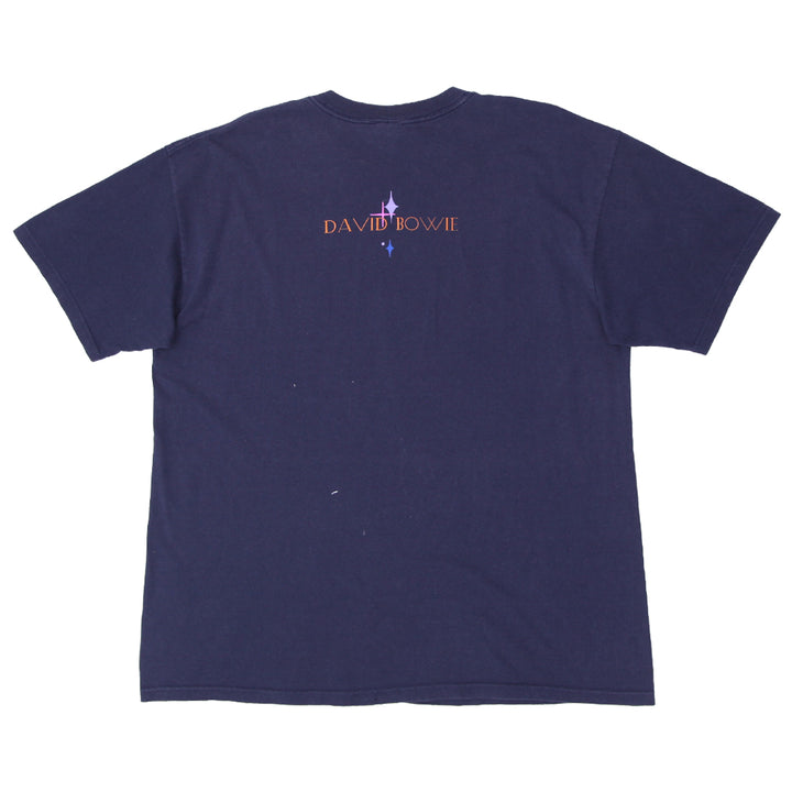Vintage David Bowie Reality T-Shirt Navy Anvil XL - Fashion Rerun Vintage Migration_T-Shirt