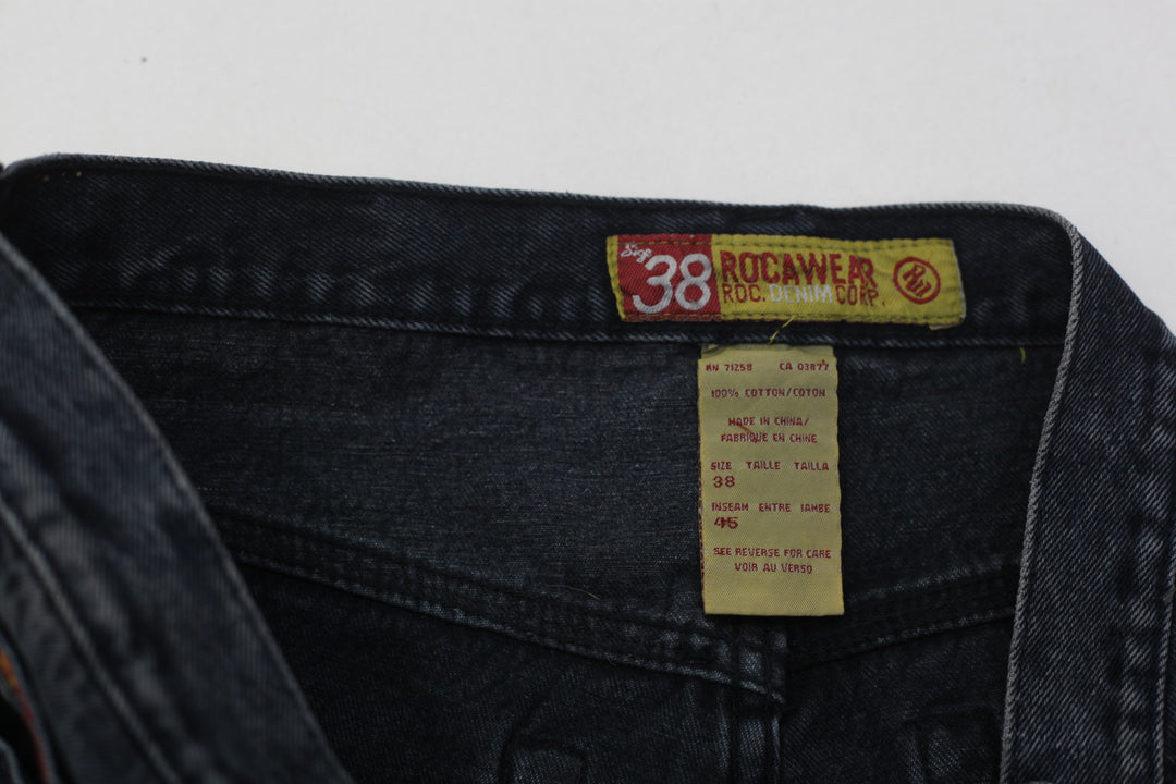 Y2K Mens Rocawear Carpenter Baggy Wide Leg Jeans