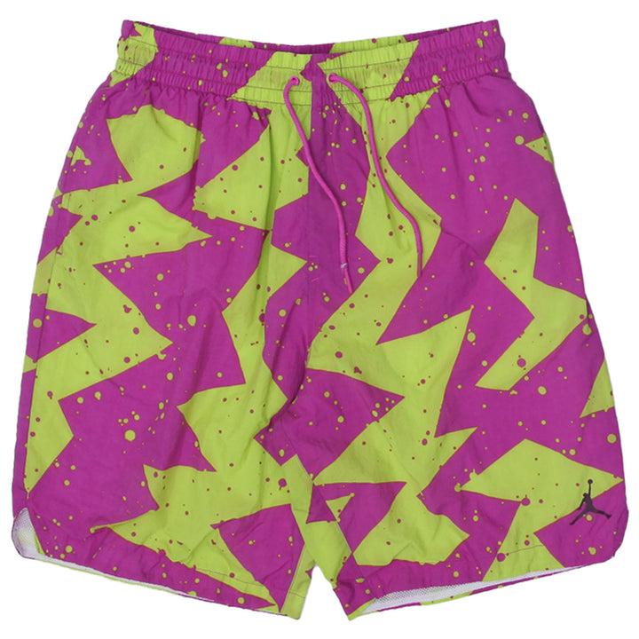 Mens Nike Air Jordan Jumpman 9" Poolside Shorts Pink Green