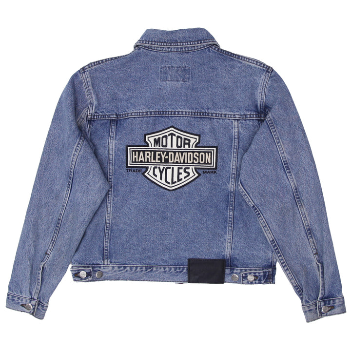Vintage Harley Davidson Ladies Denim Jacket Size Small - Fashion Rerun Vintage Migration_Jacket