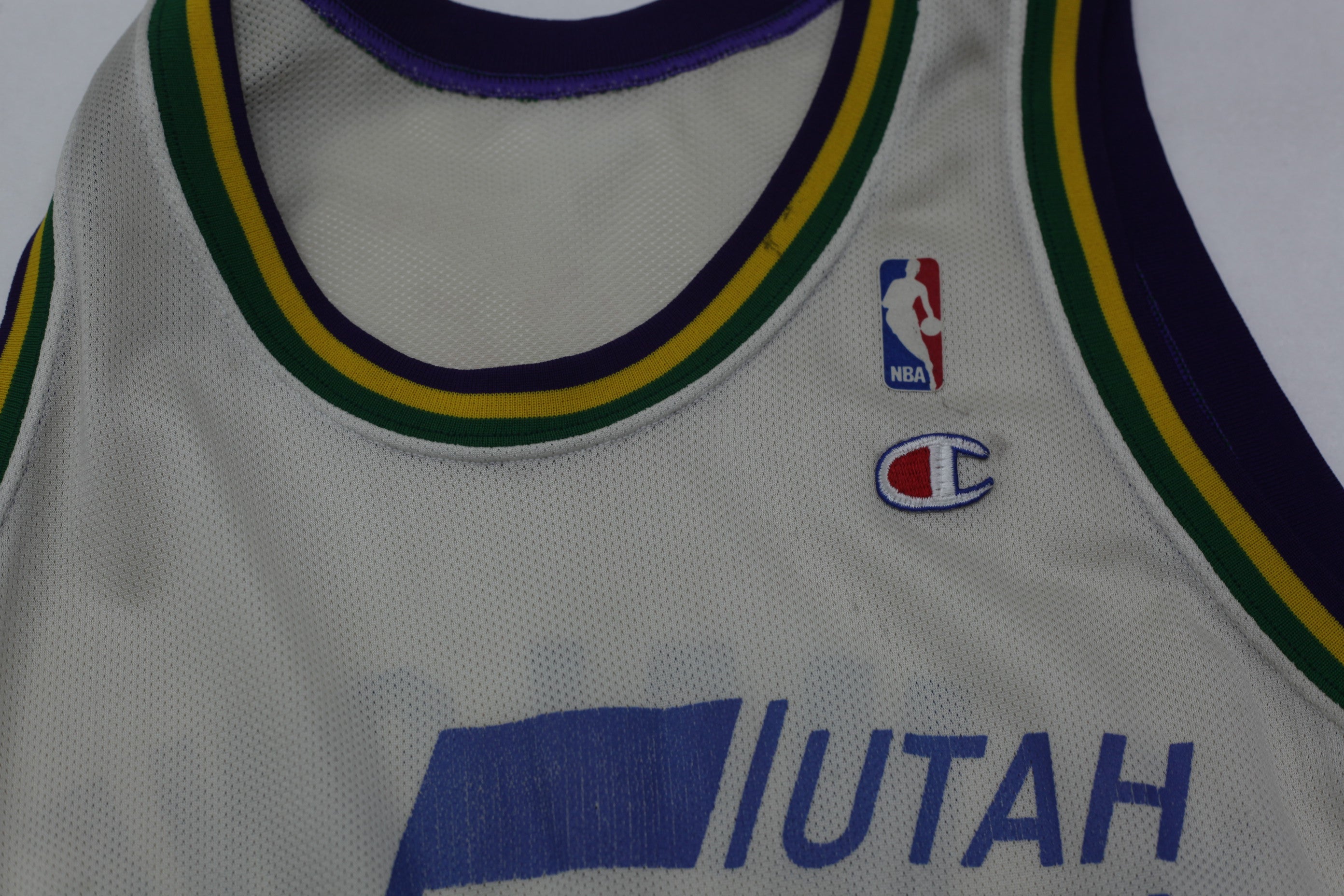 Shop Vintage Champion NBA Utah Jazz K.Malone Basketball Jersey