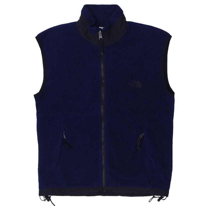 Mens Embroidered The North Face Full Zip Fleece Vest - Fashion Rerun Vintage Migration_Sweaters