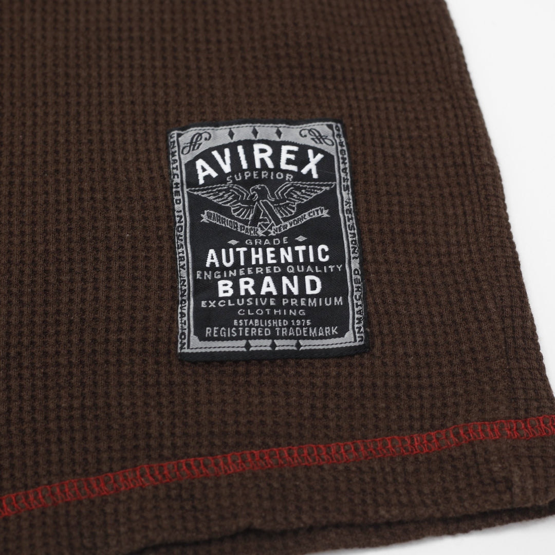 Mens Avirex Thermal Long Sleeve Sweater Size XL