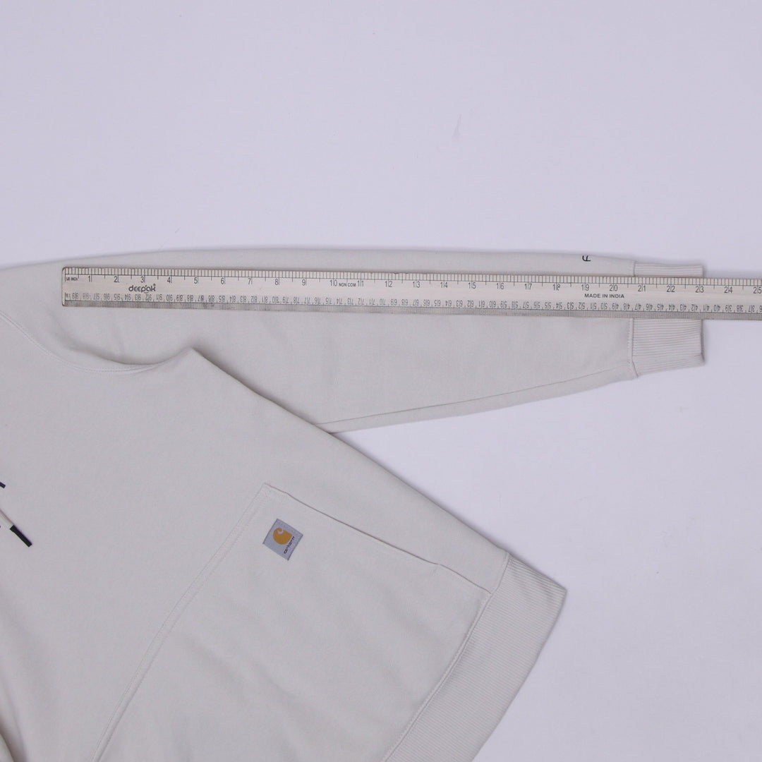 Mens Carhartt Force Relaxed Fit Pullover Sweatshirt Size S
