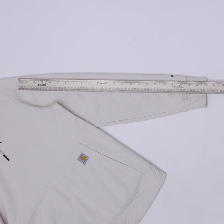 Mens Carhartt Force Relaxed Fit Pullover Sweatshirt Size S