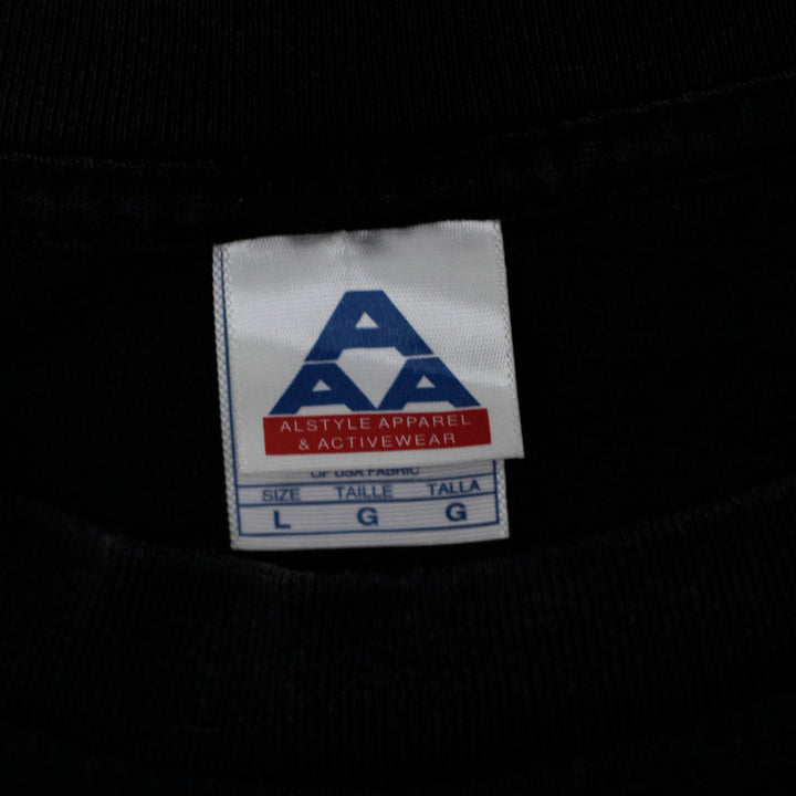 Vintage Mens AC/DC Band T-Shirt Black Graphic Logo | Migration_T-Shirts - Back View | Fashion Rerun