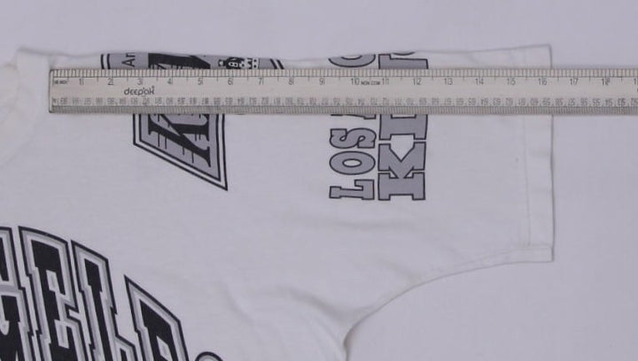 Vintage 1990s Los Angeles Kings NHL All-Over Print Graphic T-Shirt Made In USA | Migration_T-Shirts - View 8 | Fashion Rerun