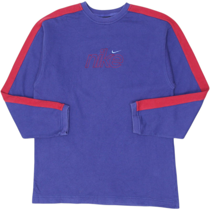 Vintage Embroidered Nike Logo Crewneck Sweatshirt