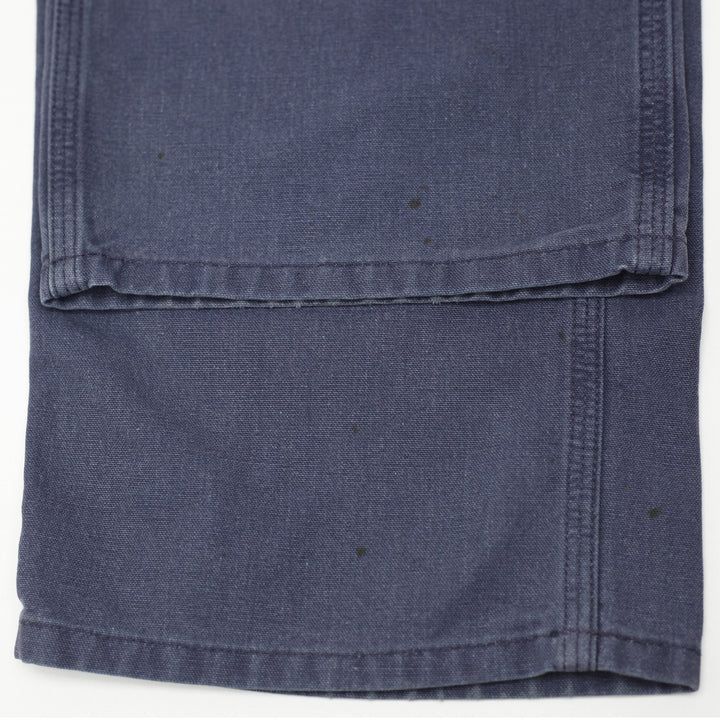 Mens Carhartt B11 Washed Duck Canvas Dungaree Work Pants Size 38/34