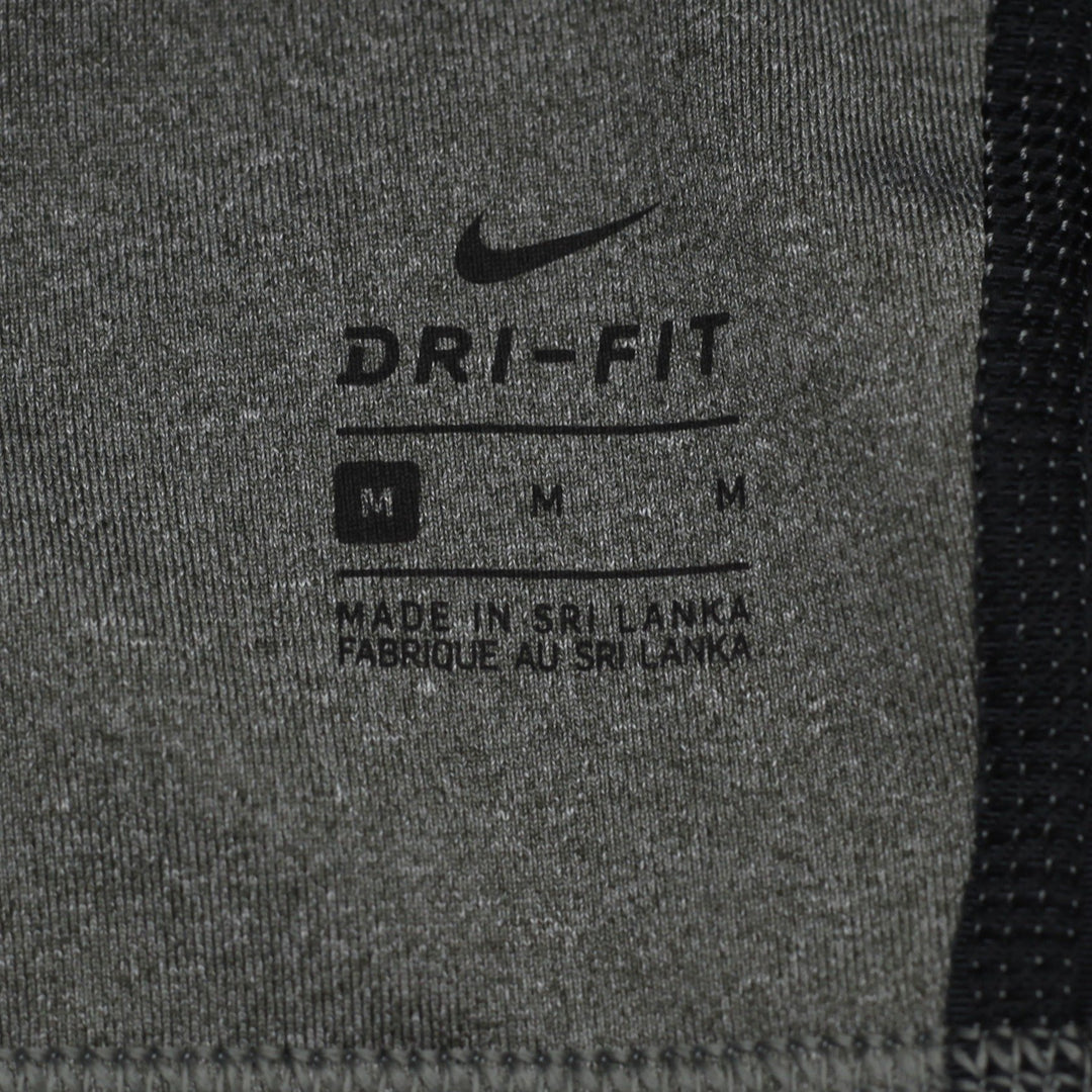 Ladies Nike Dri-FIT Sports Bra Gray Striped Breathable Size M