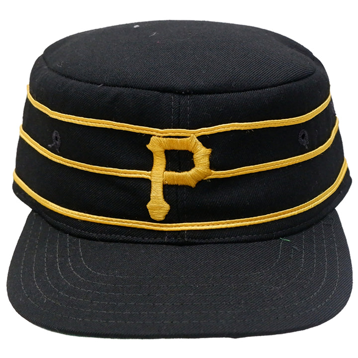 Vintage 70s Pittsburgh Pirates Pillbox Sports Specialties Snapback Cap Hat Striped | Migration_Accessories AC | Fashion Rerun