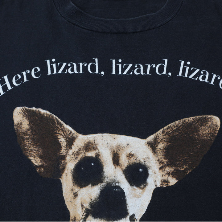 Vintage 90s Taco Bell Here Lizard Shirt Made in USA Size XL | Migration_T-Shirts - View 7 | Fashion Rerun