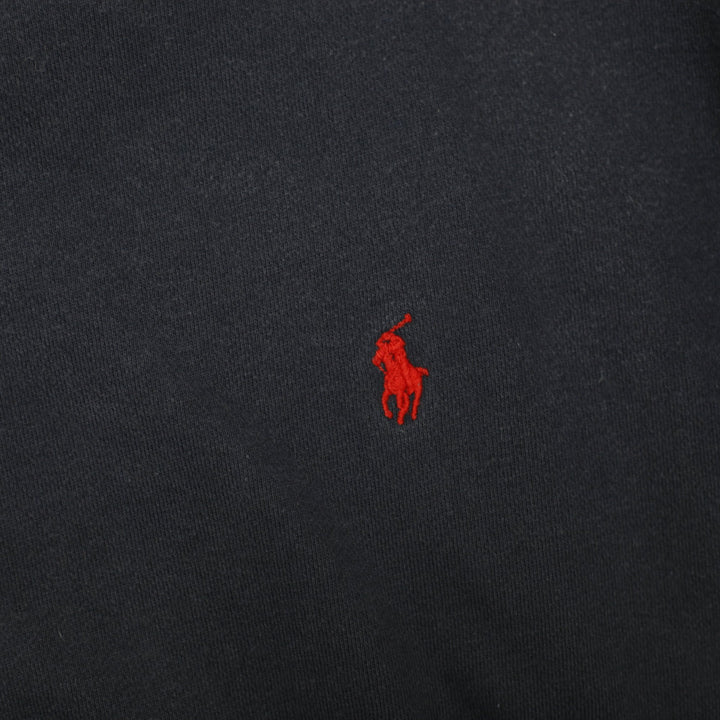 Vintage Mens Polo Ralph Lauren Sweatshirt Navy Blue Logo L | Migration_Sweatshirt - Detail View | Fashion Rerun