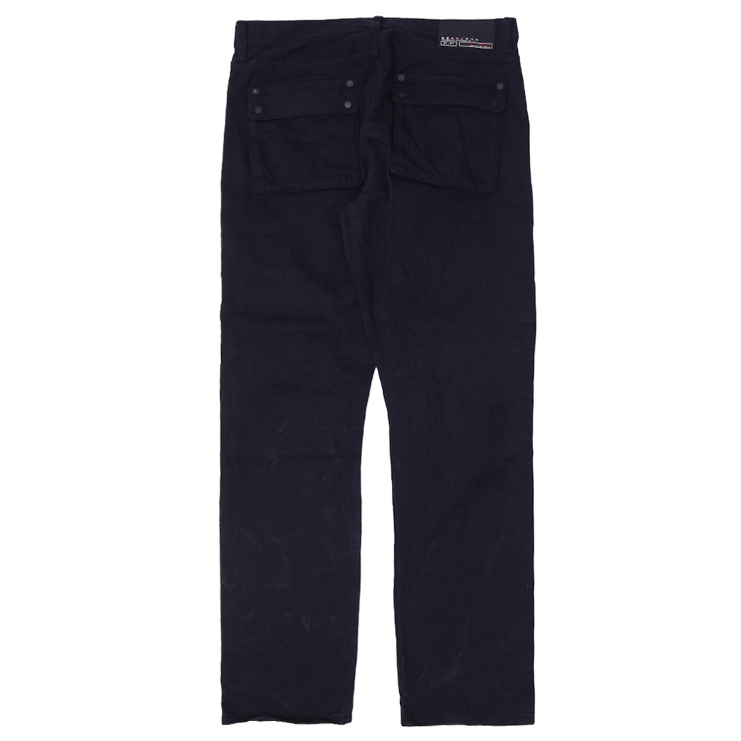 Mens Sean John Black Cargo Denim Pants