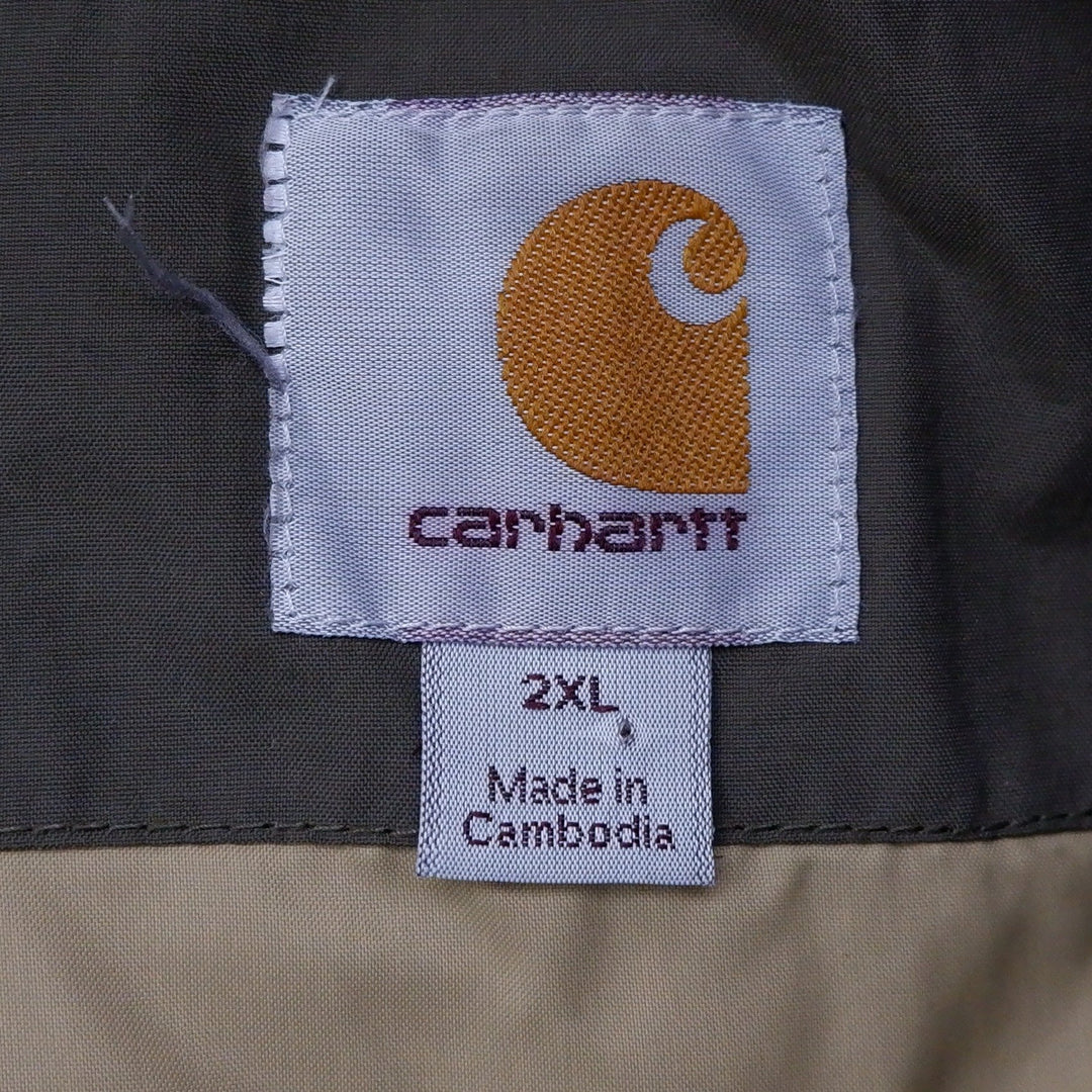 Mens Carhartt 100727 308 Full Zip Hooded Quilted Jacket