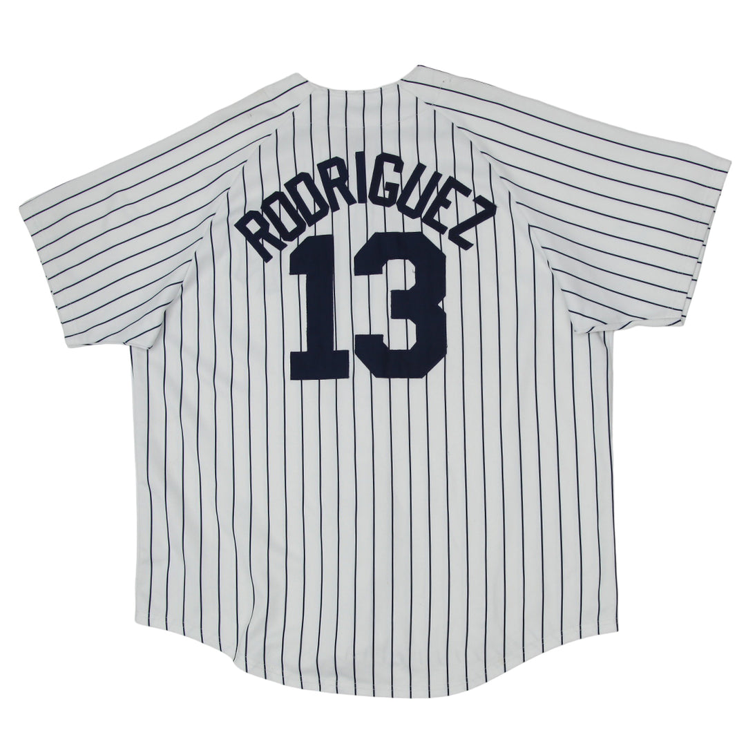 Vintage Majestic Yankees Rodriguez 13 Baseball Jersey