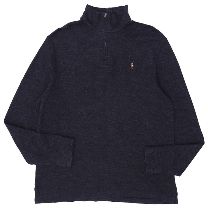 Mens Polo by Ralph Lauren Estate Rib Quarter Zip Sweater