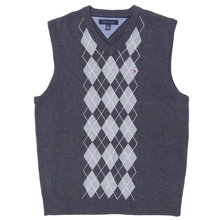 Mens Tommy Hilfiger Argyle Sweater Vest - Fashion Rerun Vintage Migration_Sweaters