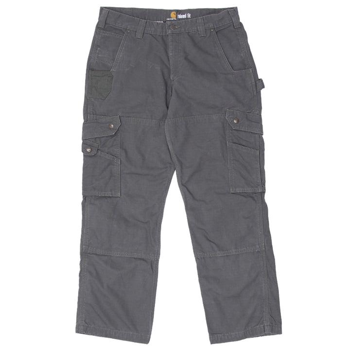 Mens Carhartt Relaxed Fit Plaid Lined Ripstop Cargo Pants - Fashion Rerun Vintage Migration_Pants