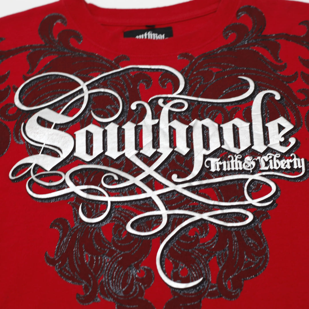 Y2K Mens Southpole Faith & Liberty Graphic T-Shirt Size XL