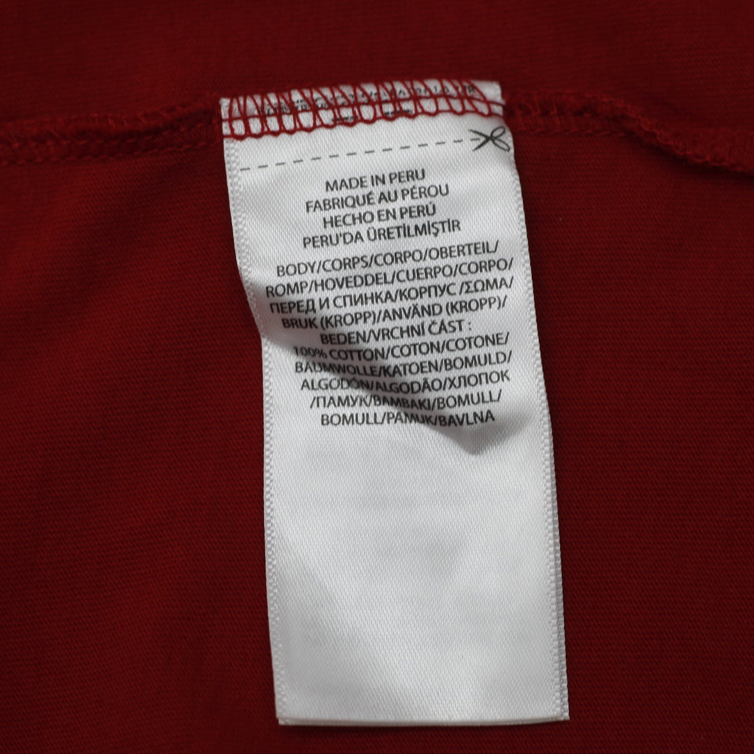 Mens Polo Ralph Lauren Red Big Graphic Logo T-Shirt Classic Fit Size L