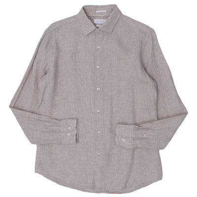 Mens Porter And Ash 100% Linen Shirt - Fashion Rerun Vintage Migration_Shirt